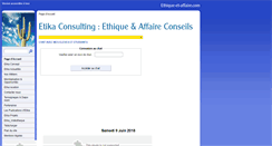 Desktop Screenshot of ethique-et-affaire.com